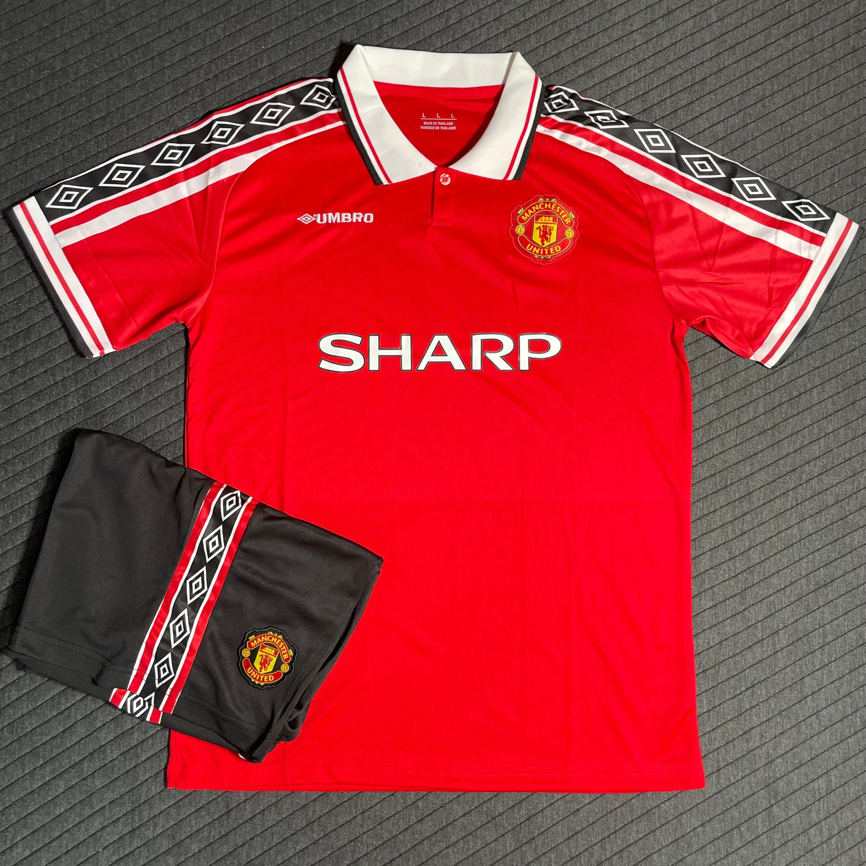 1998-99 United home (jersey+ Shorts) | Retro