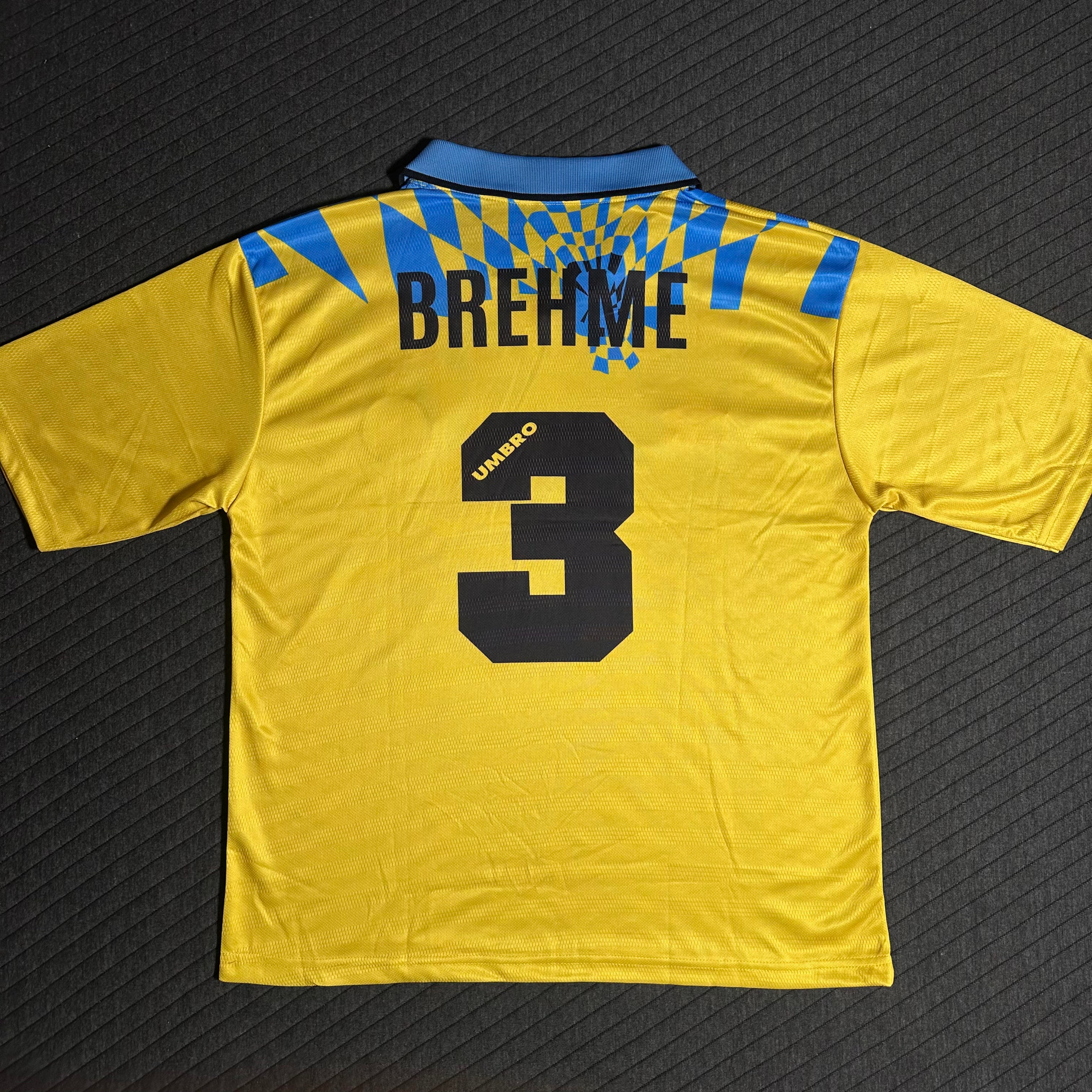 1991-92 Inter Milan Third Shirt BREHME 3 | Retro