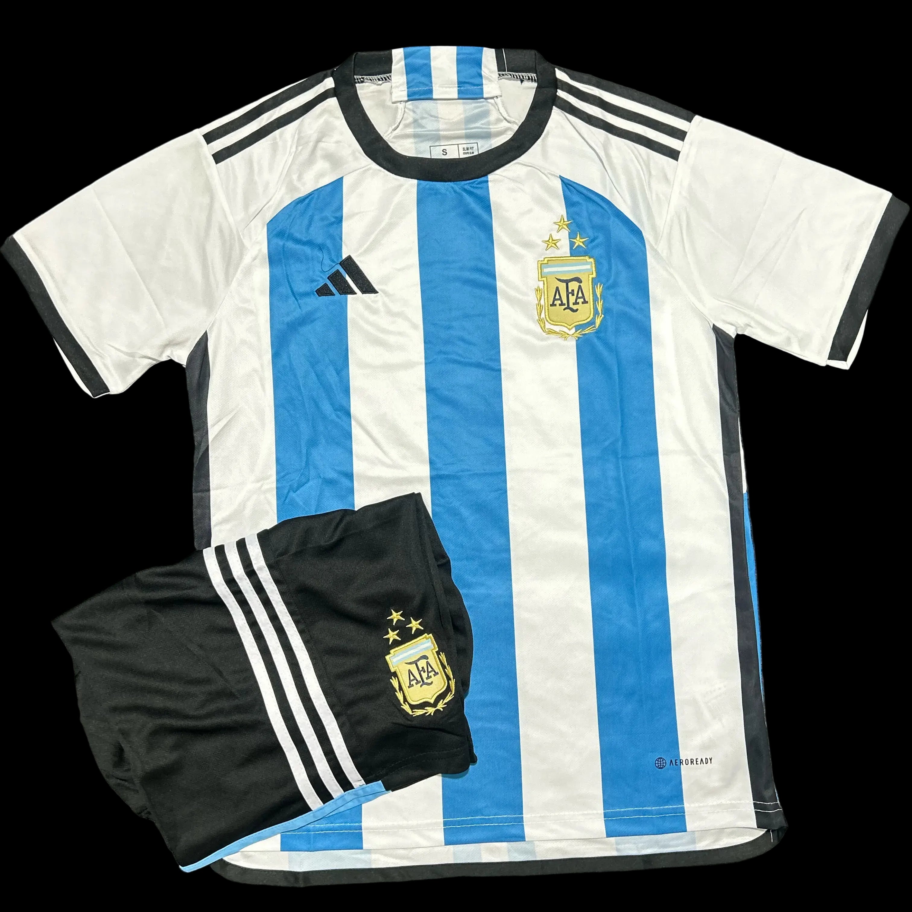 ARGENTINA HOME 2022 OFFICIAL WORLD CUP PREMIUM KIT