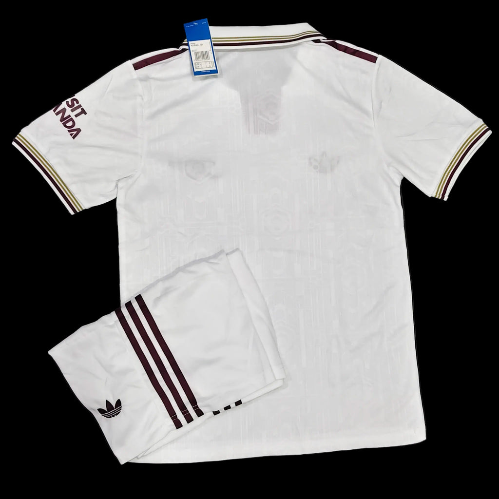 ARSENAL SECOUND AWAY WHITE OFFICIAL PREMIUM KIT 2025/26
